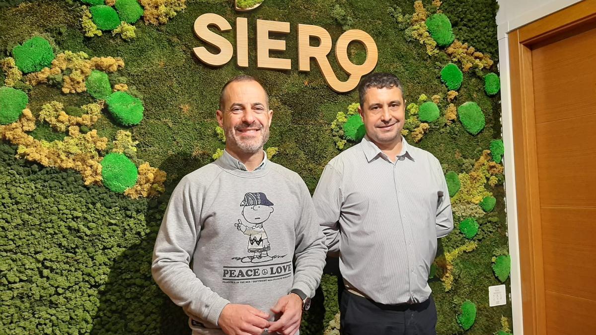 Por la izquierda, Ángel García y Javier Rodríguez