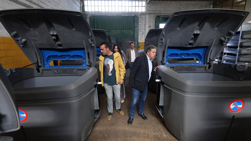 Se inicia el cambio de los 4.000 contenedores de basura de Pontevedra