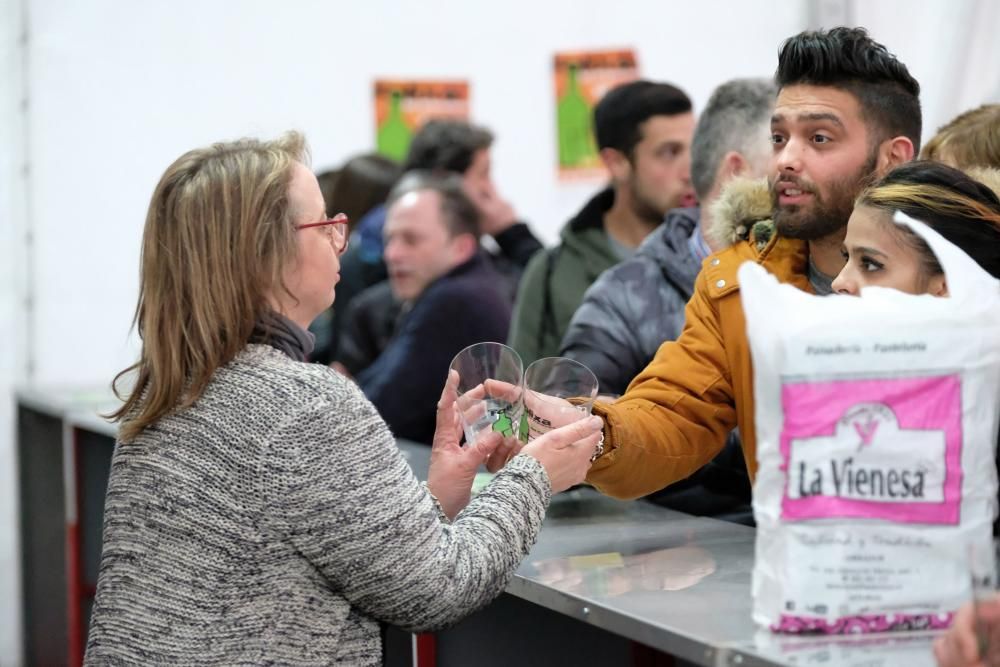 Pregón y apertura de pipas de sidra en La Folixa