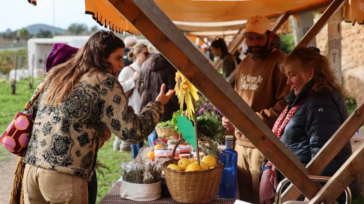 El Mercado Ecológico de Santa Eulària organiza un taller de 'panellets' en Can Planetes