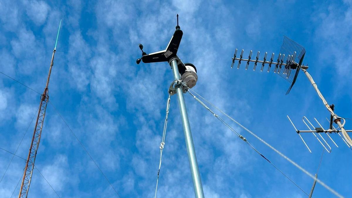 La nueva estación meteorológica de Rafelbunyol.