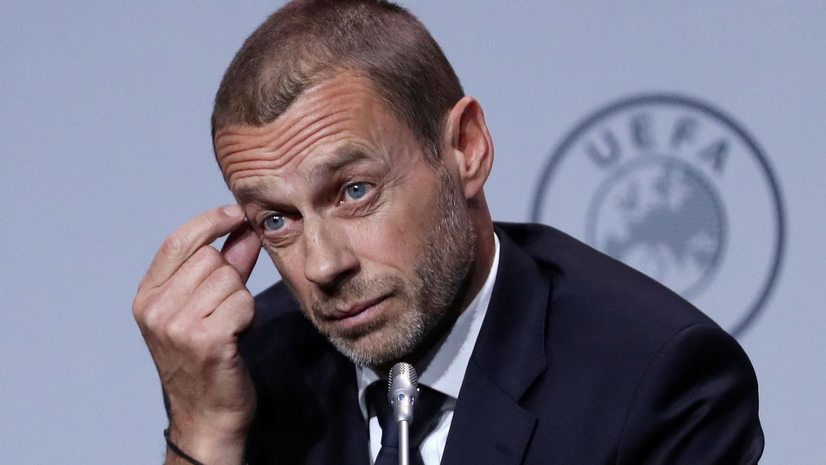 Aleksander Ceferin, presidente de la UEFA.