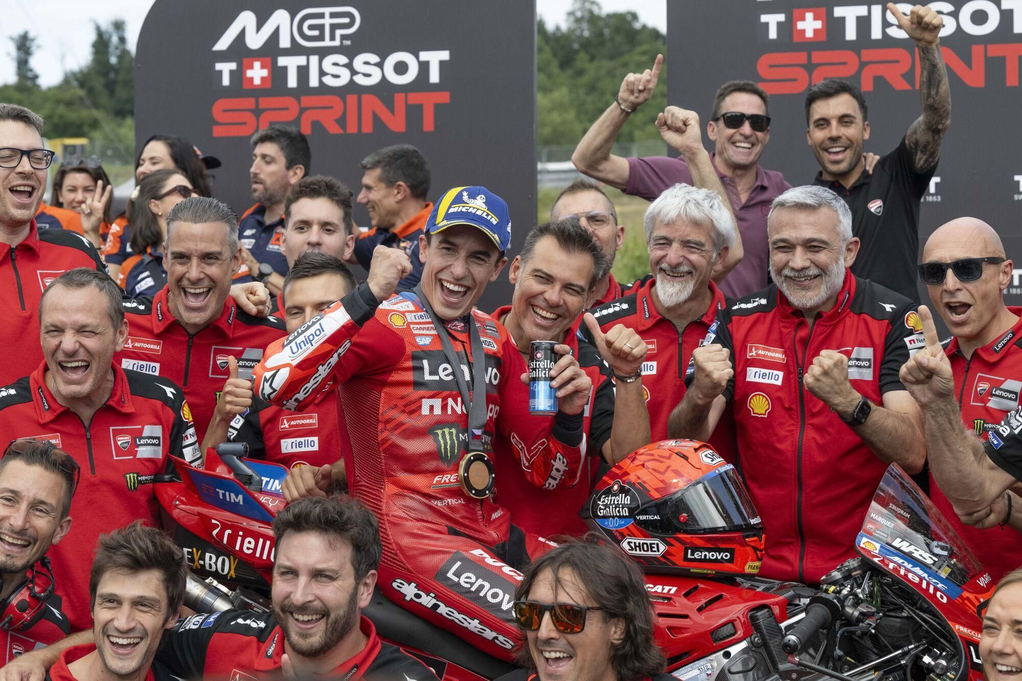 
El Gran Premio de República Checa de MotoGP.
