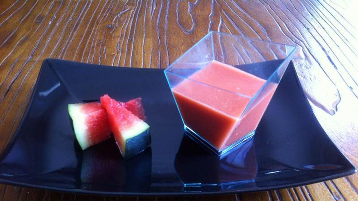 Gazpacho de sandía.