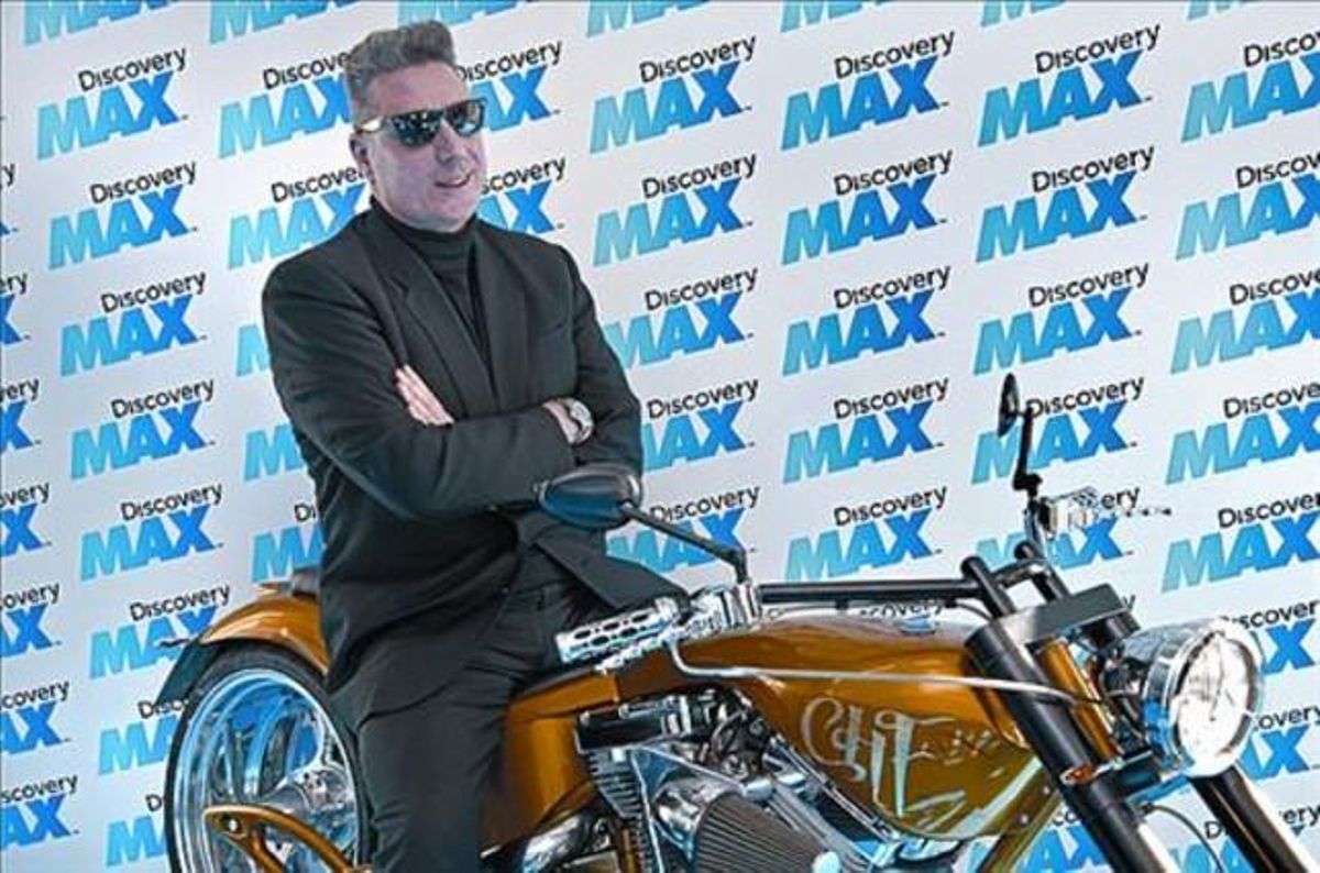 El cantant Loquillo, ahir, en l’acte de presentació de Discovery Max.