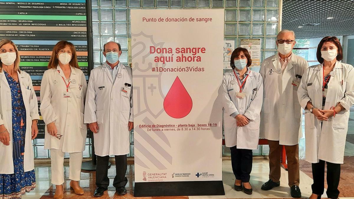El Hospital Doctor Balmis cuenta con un nuevo punto para donar sangre