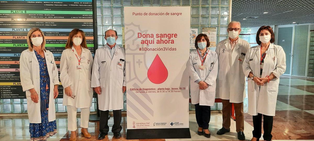 El Hospital Doctor Balmis cuenta con un nuevo punto para donar sangre