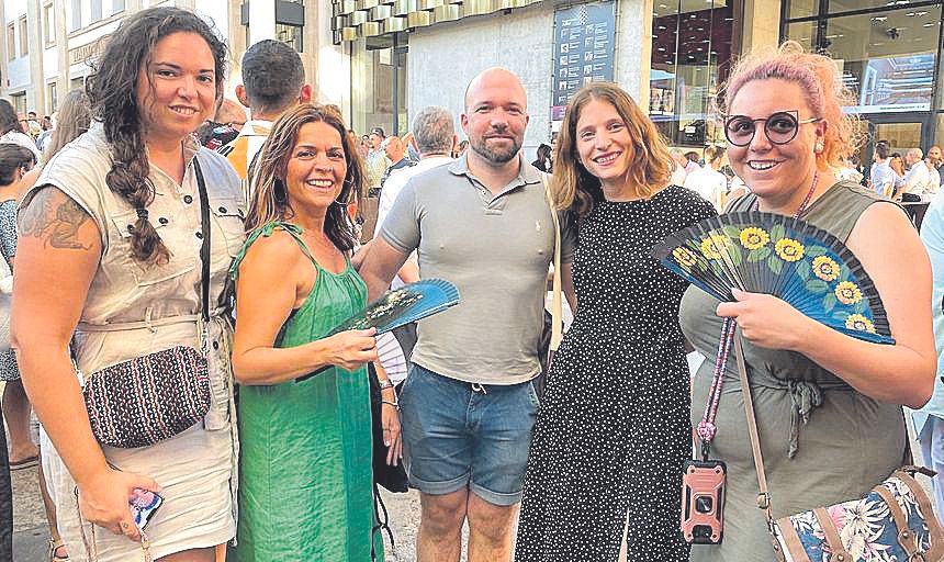 Imagen Julia Muñoz, Carolina Pérez, Joan Mut, Clara Fontenet y Alba Giralde