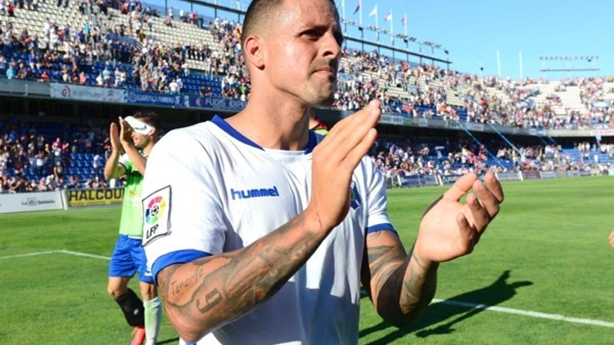 El jugador del Tenerife, Vitolo.