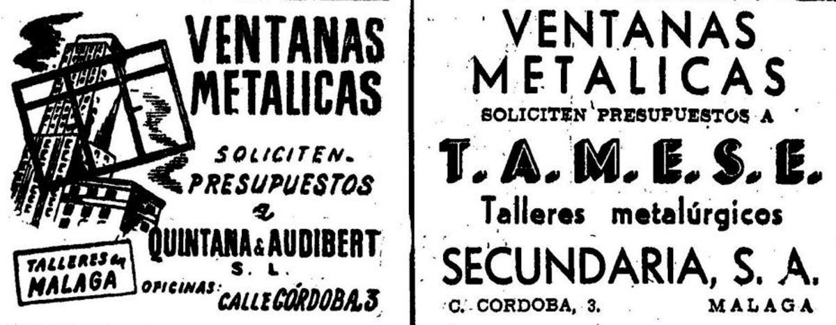 Comparativa de anuncios aparecidos en prensa en 1953.