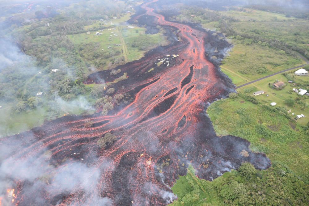 L''erupció del volcà Kilauea de Hawaii