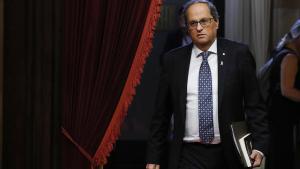  Quim Torra en el debate de política general del pasado mes de Septiembre en el Parlament