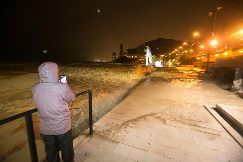 El temporal inunda Alicante