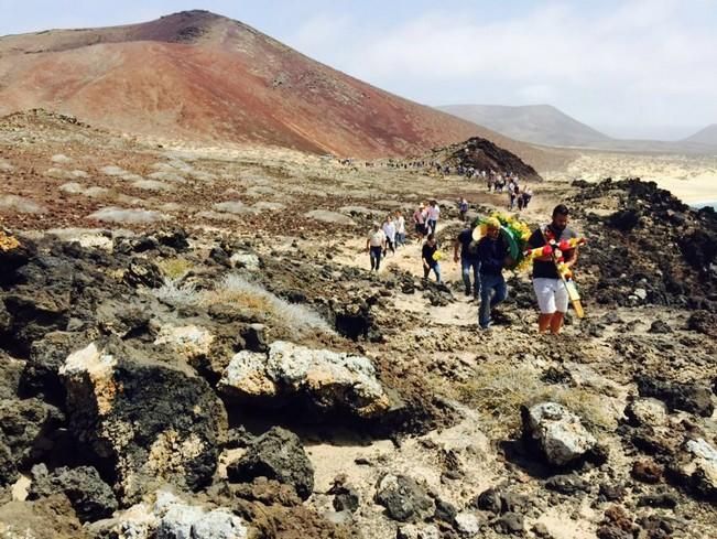 Entierro en La Graciosa de Nauzet Guadalupe Betancort