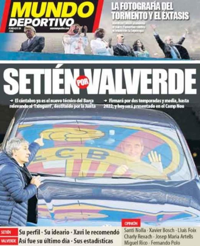 Las portadas del día en la prensa deportiva