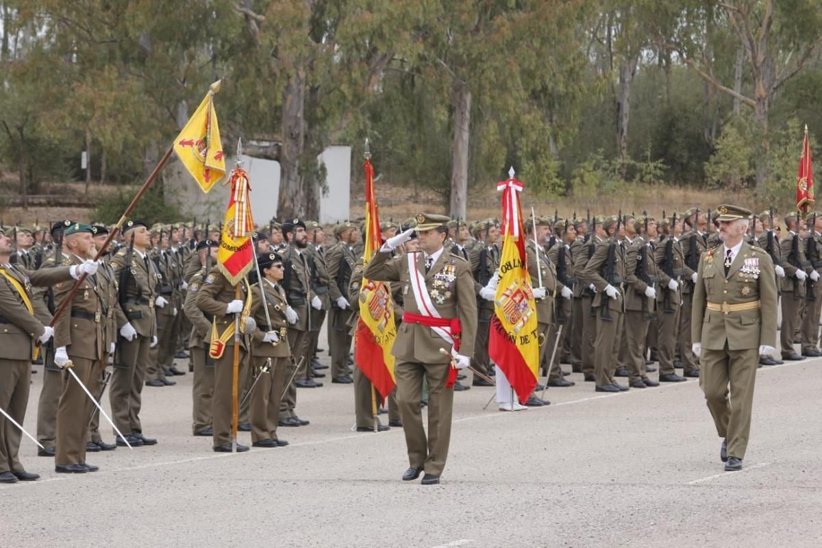 Jura de bandera en el Cefot de Cáceres