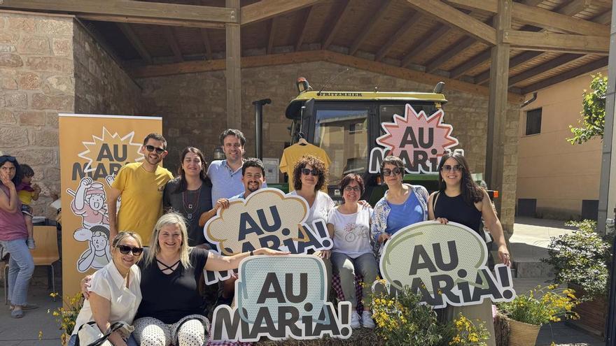 «Au Maria!», la salutació que Fonollosa ha convertit en marxandatge