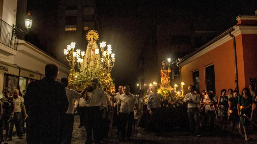 Imagen de la procesión delebrada la noche del martes.