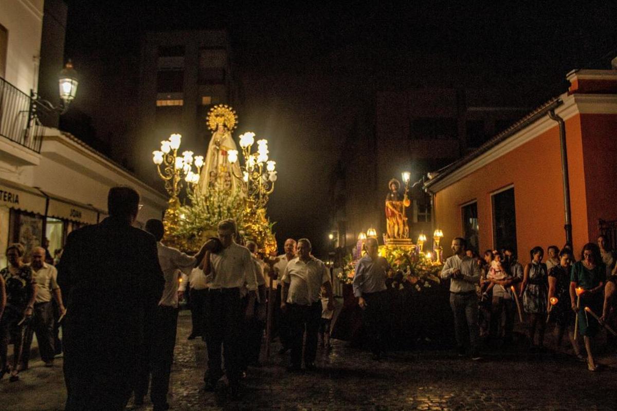 Imagen de la procesión delebrada la noche del martes.