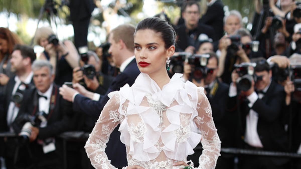 La modelo Sara Sampaio en la presentación de &quot;The Killing Of A Sacred Deer&quot;