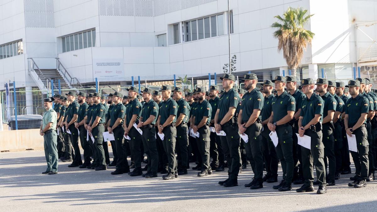 La Guardia Civil presenta a los nuevos alumnos que vienen a la provincia de Alicante