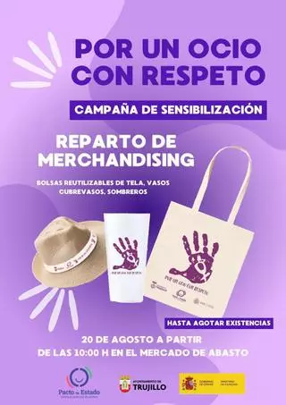 Trujillo apuesta por unas fiestas con respeto e igualdad con una campaña de sensibilización