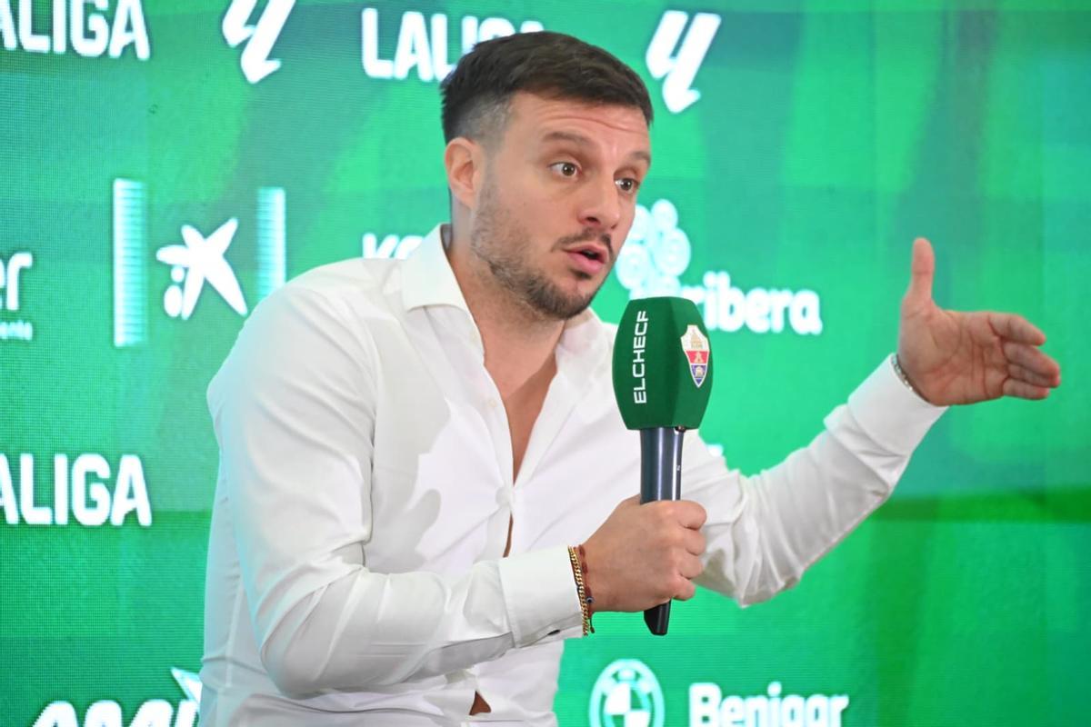 Presentación de Martín Anselmi, nuevo entrenador del Elche CF