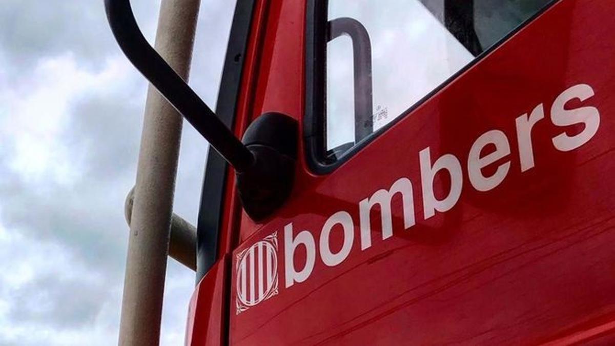 Un camión de Bomberos de la Generalitat.