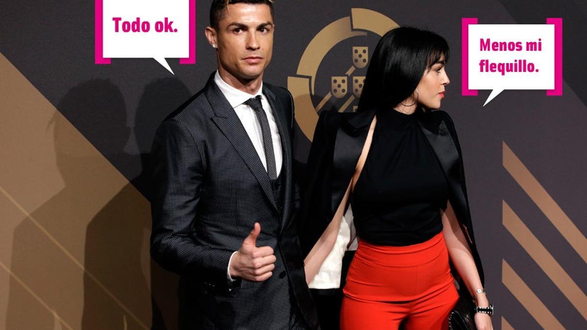 Cristiano Ronaldo y Georgina Rodríguez en los Premios de la Federación de Portugal