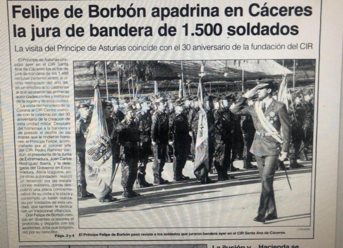 Imagen de la portada del periódico.