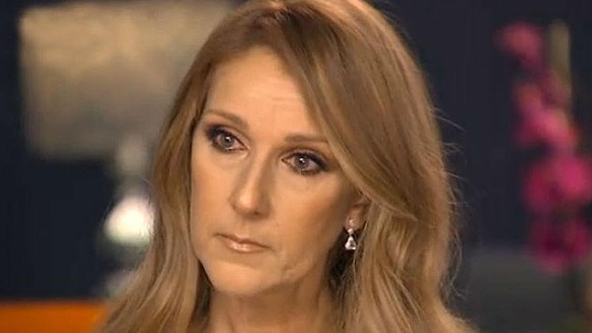 Céline Dion, durante una entrevista con la cadena ABC, en marzo del año pasado, en la que explicaba cómo cuidaba de su marido enfermo.