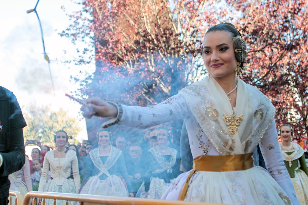 Mini-mascletà conmemorativa de la declaración de las Fallas como Patrimonio de la Humanidad