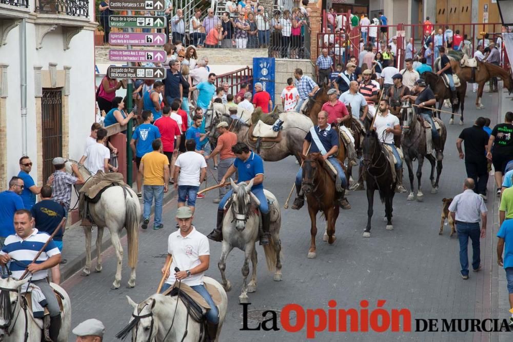 Último encierro en las Fiestas de Moratalla