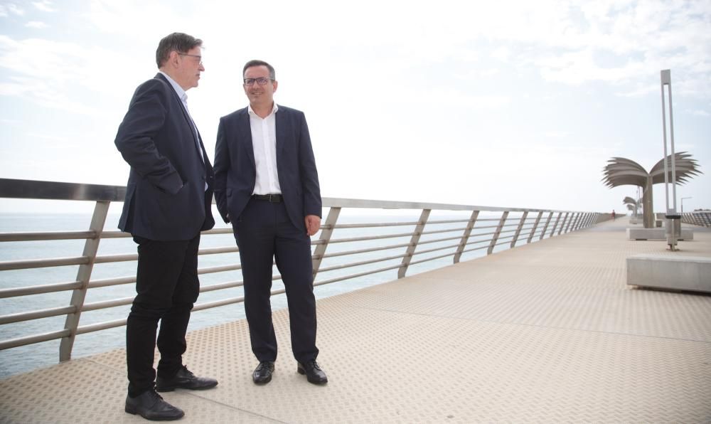 Ximo Puig se reúne con el delegado del Gobierno en Murcia, Diego Conesa
