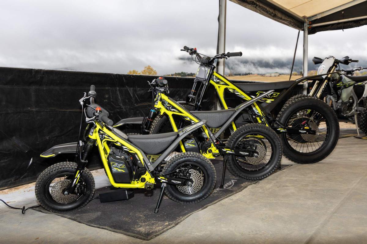 Motos eléctricas infantiles de Triumph.