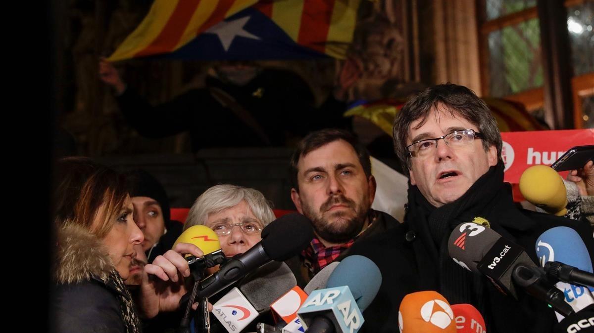 Carles Puigdemont, en Bélgica.