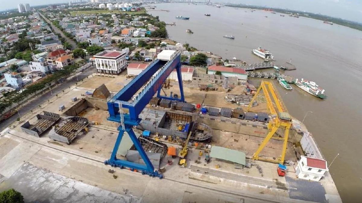 La factoría que tiene el astillero galo Piriou en Vietnam, muy cerca de Indonesia