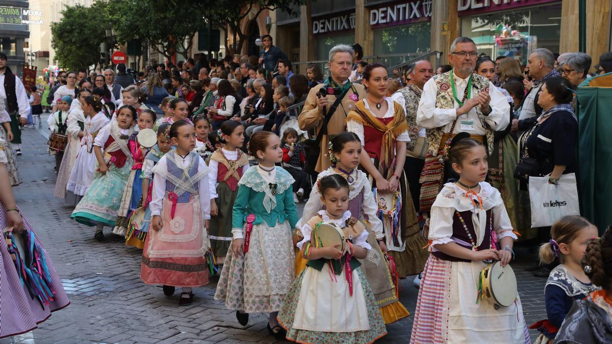 Imagen de archivo de la cabalgata infantil del Pregó del año 2019.