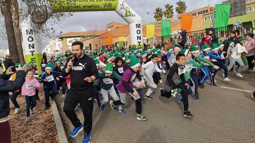 900 alumnos corren la San Silvestre escolar