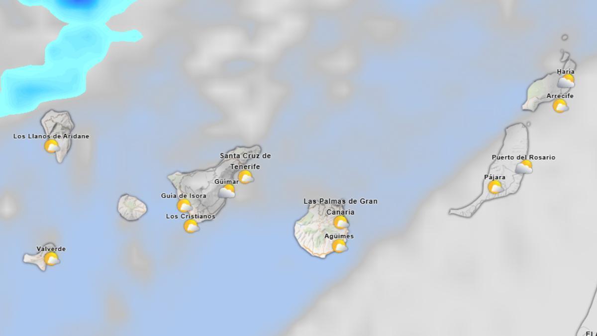 Predicción del tiempo en Canarias (del 4 al 10 de mayo)