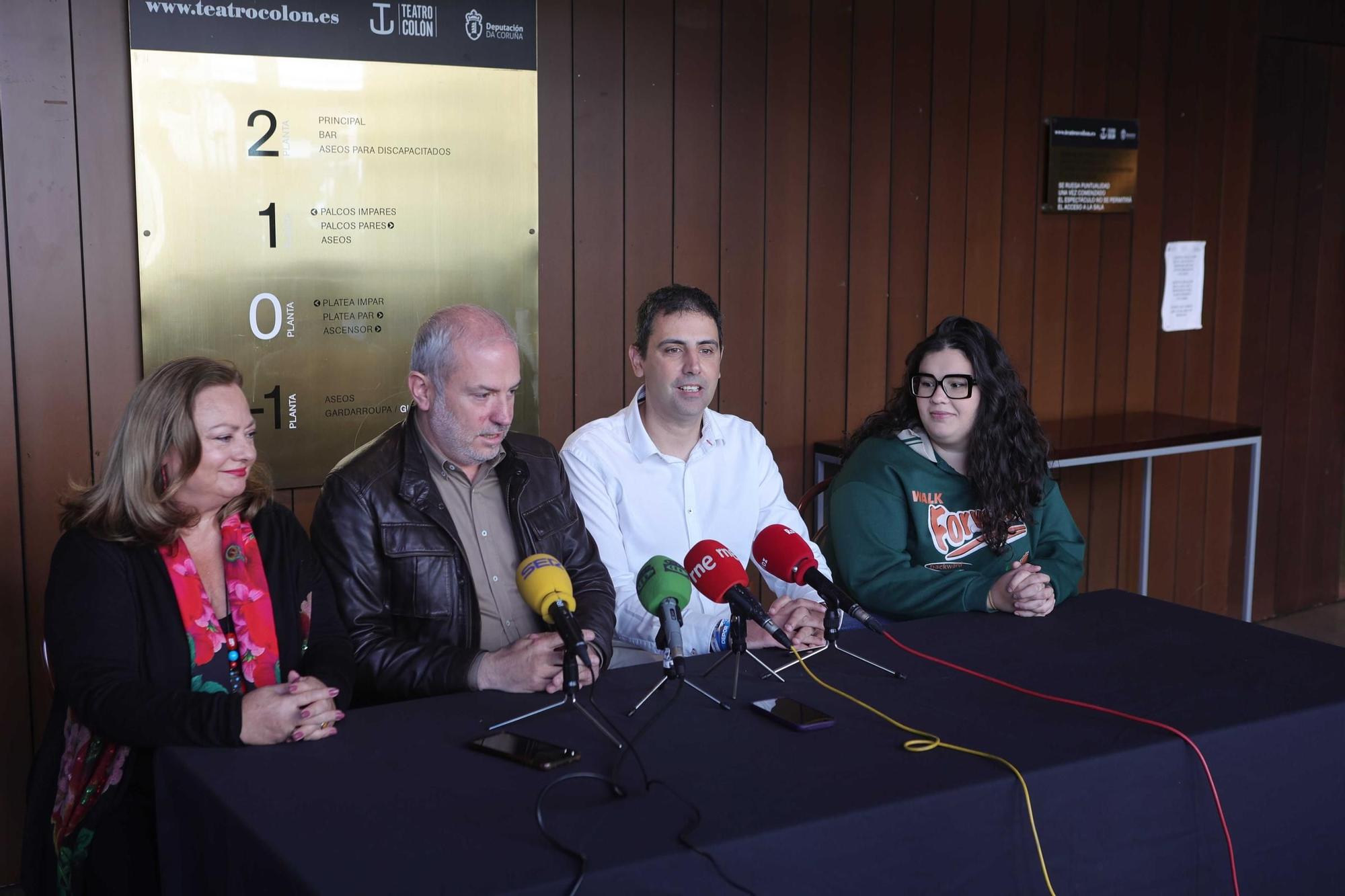 Presentación en A Coruña de la Gala de los XI Premios Juan Mayorga de Artes Escénicas