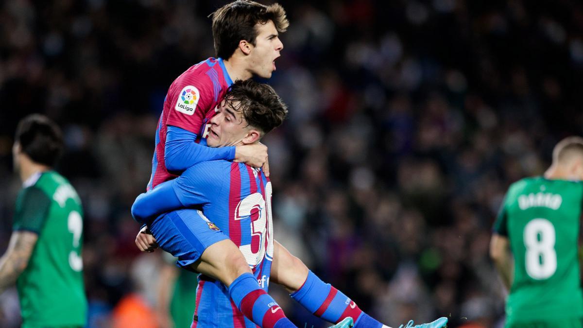 La alineación del Barça ante el Getafe