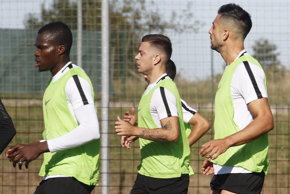 Entrenamiento del Real Sporting de Gijón