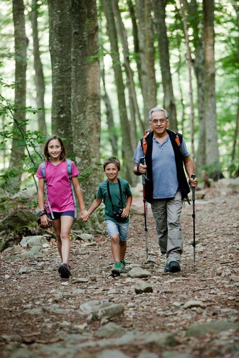 Senderismo en familia en el Parc Natural de Montseny