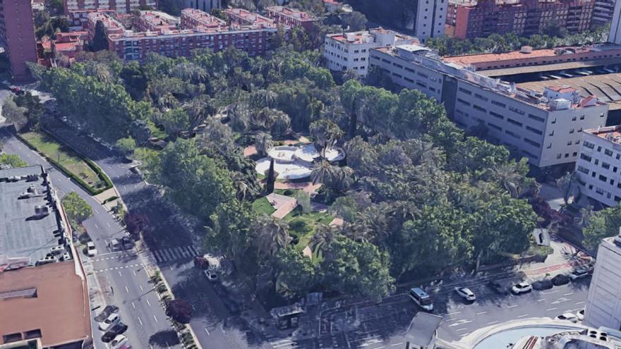 Parque en el que fueron acorraladas las dos mujeres y de donde finalmente lograron huir.