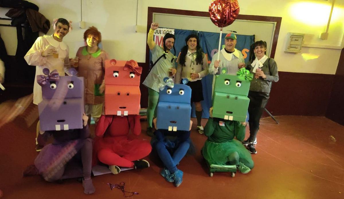El viernes por la tarde se desarrolló el Carnaval infantil en Lumpiaque.