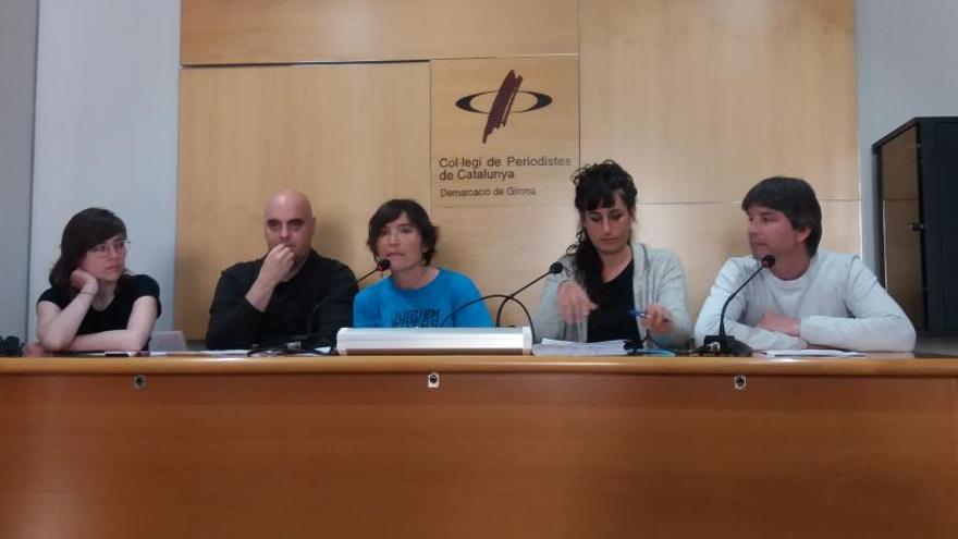 Representants del sindicat i de Karama Advocades.