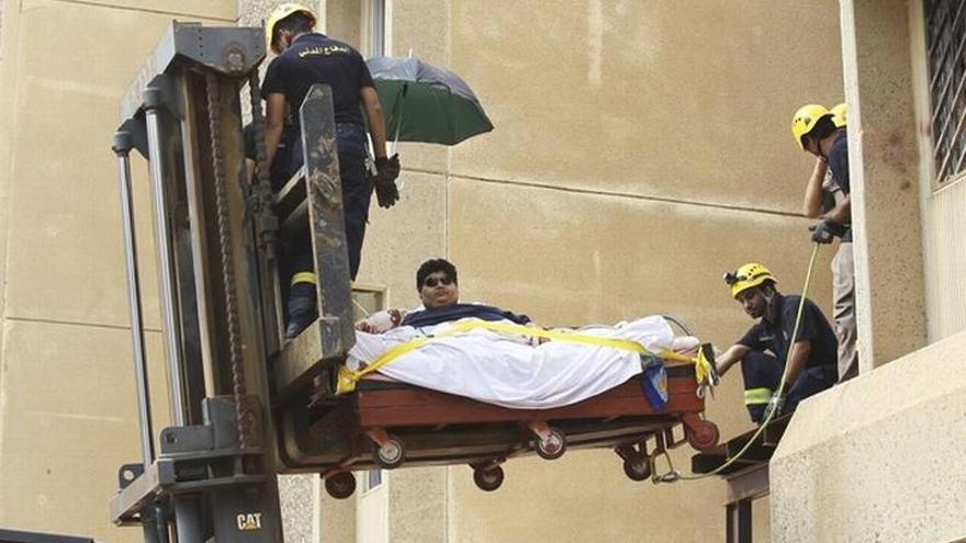 Hospitalizado un joven saudí de 610 kilos
