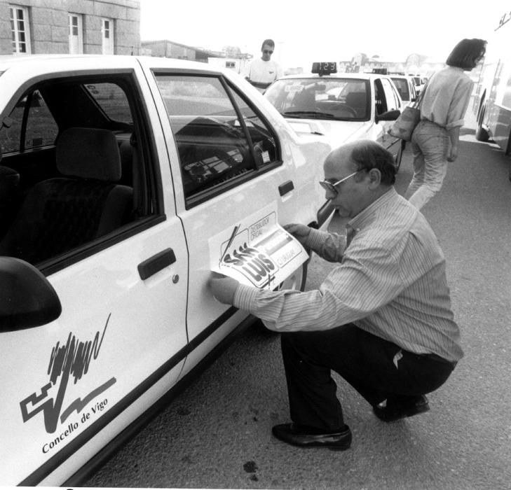 La historia del taxi de Vigo en 5 imágenes