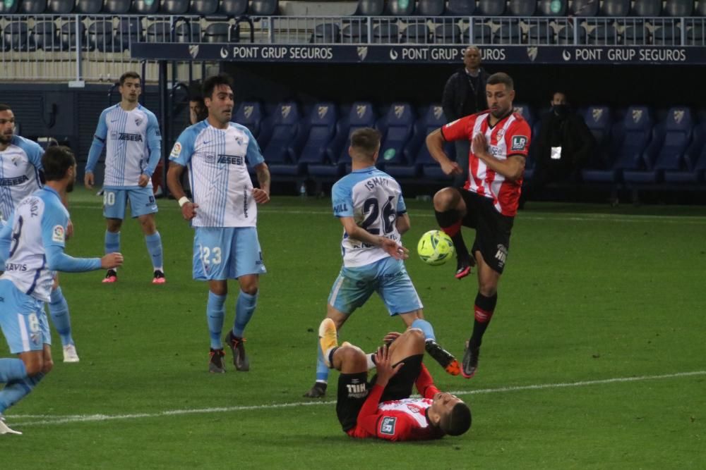 Partido de la Liga SmartBank: Málaga CF - Logroñés.